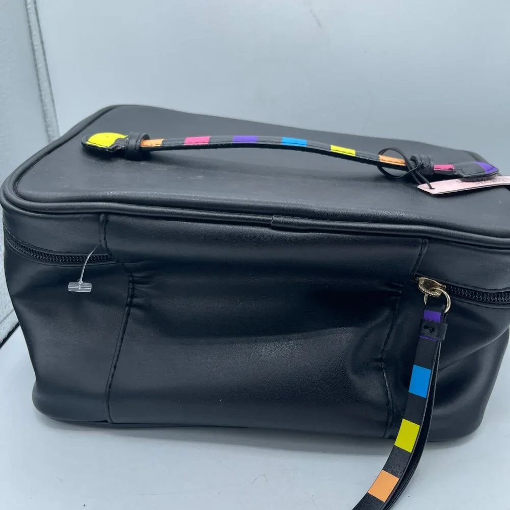 Victoria's Secret Rainbow Logo Makeup Case NWT